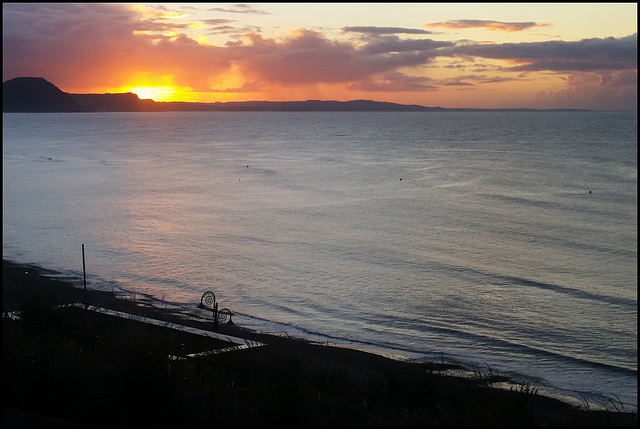 September sunrise at Lyme