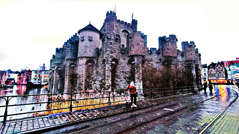 Le Château des Comtes a Gand.