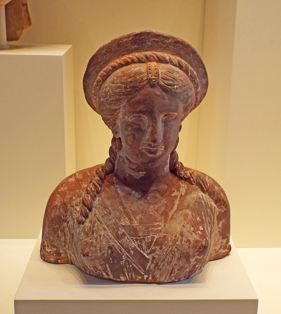 Sicilian Bust of a Woman in the Getty Villa, June 2016