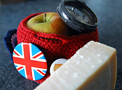 Still Life with Apple and Cheese