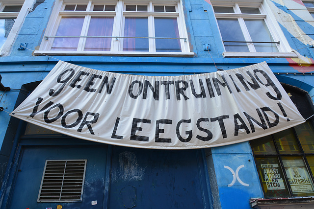 Geen ontruiming voor leegstand