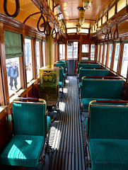 Leipzig 2015 – Straßenbahnmuseum – Interior of tram 20