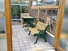 our new glasshouse bench and table