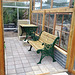 our new glasshouse bench and table