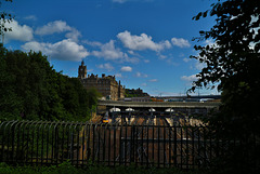 Edinburgh Waverley station and Balmoral Hotel