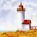 lighthouse 7.5x11in