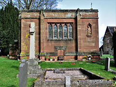 morley church, derbs ; c19 hugh bateman +1896 mausoleum by bodley