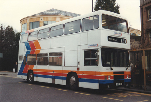 Stagecoach Cambus 505 (UWW 8X) in Cambridge – 15 Feb 1997 (344-09)