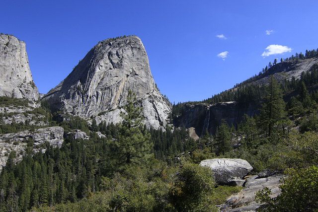 Liberty Cap and Nevada Falls