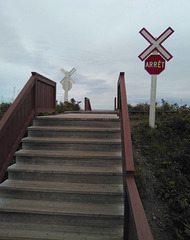 Escalier ferroviaire / Train stairs