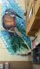 Kingfisher mural, by Ricardo Tota.