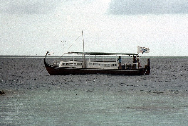 Insel Taxi 1982 auf den Malediven