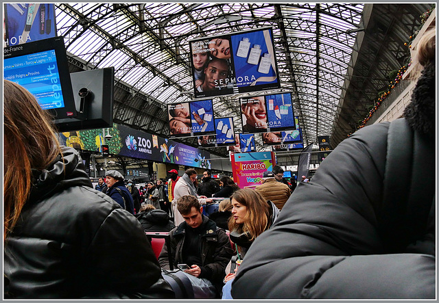 .... Paris ...Gare de l'Est...!