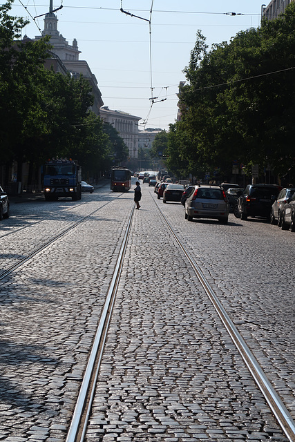 Tram tracks