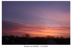 Sunrise over Seaford - 17.12.2015