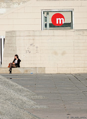 warten ... vor der Metrostation Alameda (© Buelipix)