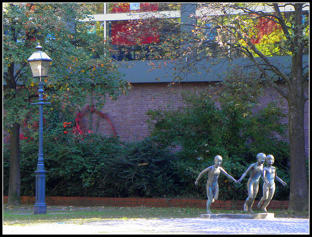 Statue Children's  Aachen