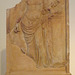 Fragment of a Grave Stele from Lavrion in the National Archaeological Museum in Athens, May 2014