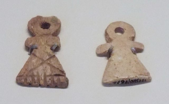 Bone Amulets with the Tanit Symbol in the Archaeological Museum of Madrid, October 2022