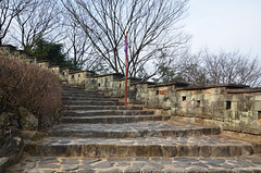 Jinju Castle on the banks of the Nam River