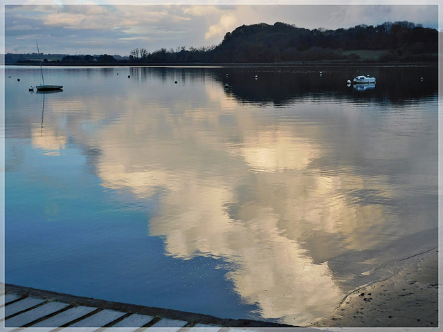 Reflets au port de Mordreuc (22)