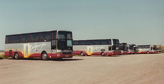 Cars Delgrange line-up at Oost-Cappel -  5 Aug 1996