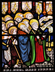 morley church, derbs; mid c15 glass by john thornton