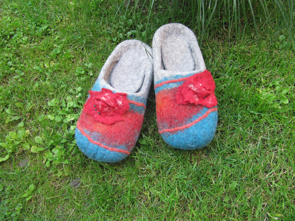 felted slippers