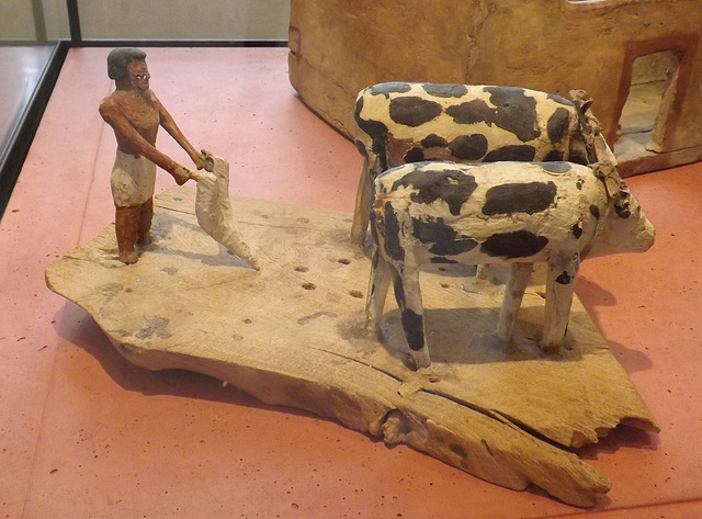 Egyptian Model of a Labor Scene in the Louvre, June 2013