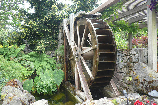 Water Wheel At The Butchart Gardens