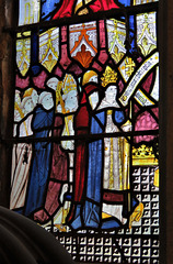 morley church, derbs; mid c15 glass by john thornton