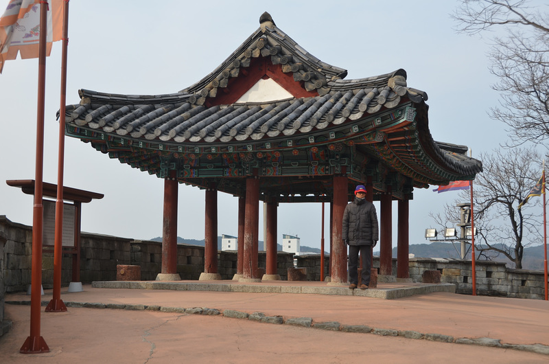 Jinju Castle on the banks of the Nam River