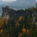 613  Herbstblick auf Sächsischen Fels