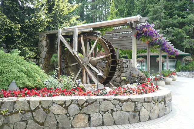 Water Wheel At The Butchart Gardens