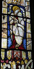 morley church, derbs; mid c15 glass by john thornton