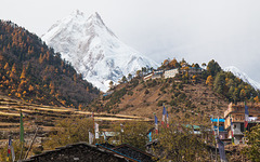 Manaslu view at Lho