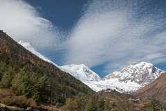 First View of Manaslu