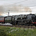 Bulleid Merchant Navy class 35018 BRITISH INDIA LINE climbing Shap at Scout Green with 1Z86 07.10 Euston - Carlisle The Cumbrian Mountain Express 26th June 2021. (steam from Carnforth)