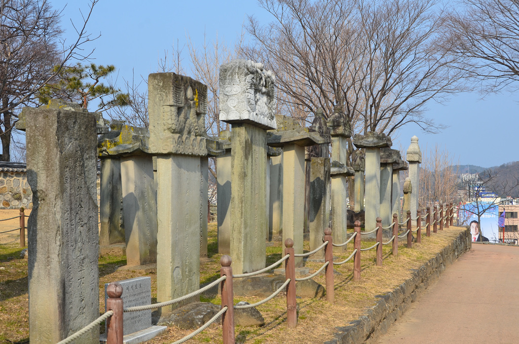 Jinju Castle on the banks of the Nam River