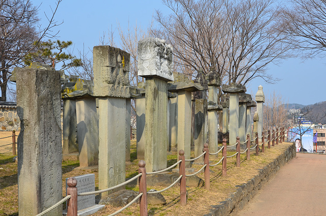 Jinju Castle on the banks of the Nam River