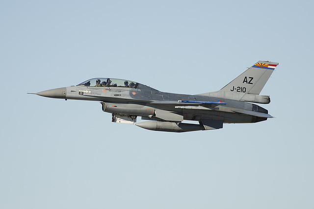 Royal Netherlands Air Force General Dynamics F-16B Fighting Falcon J-210 (83-1210)