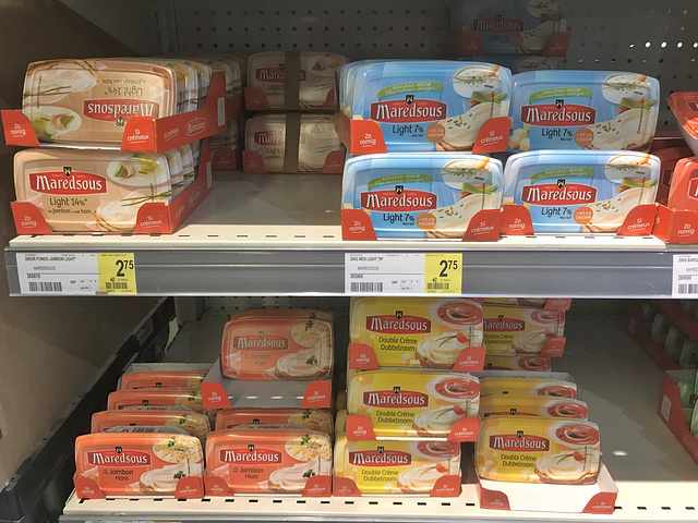 Belgian supermarket food