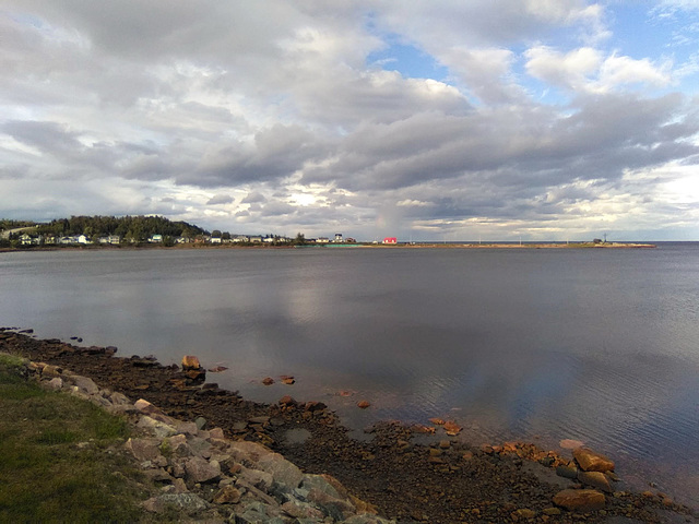 Ciel et plage à saveur escouminienne