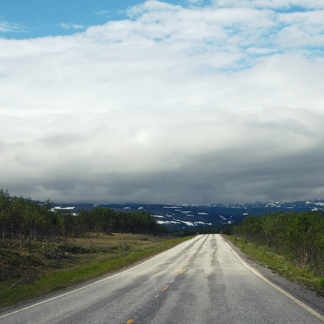 Low hanging clouds