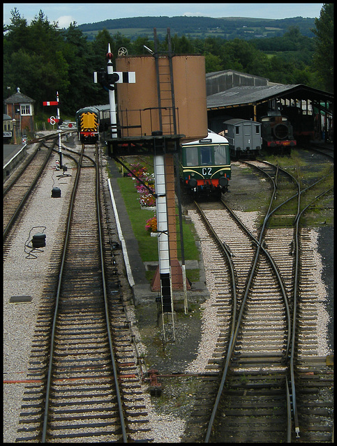 water tower at Buckfastleigh