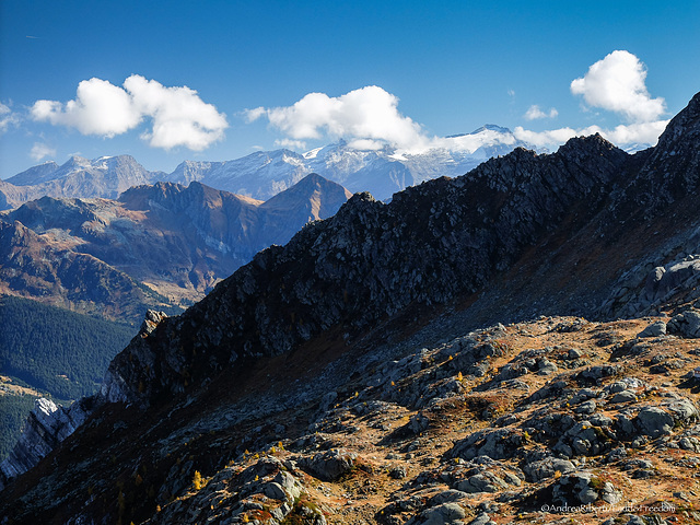 Sguardo verso il Rheinwaldhorn