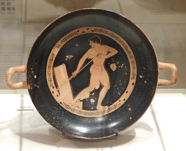 Terracotta Kylix Attributed to the Colmar Painter in the Metropolitan Museum of Art, September 2018