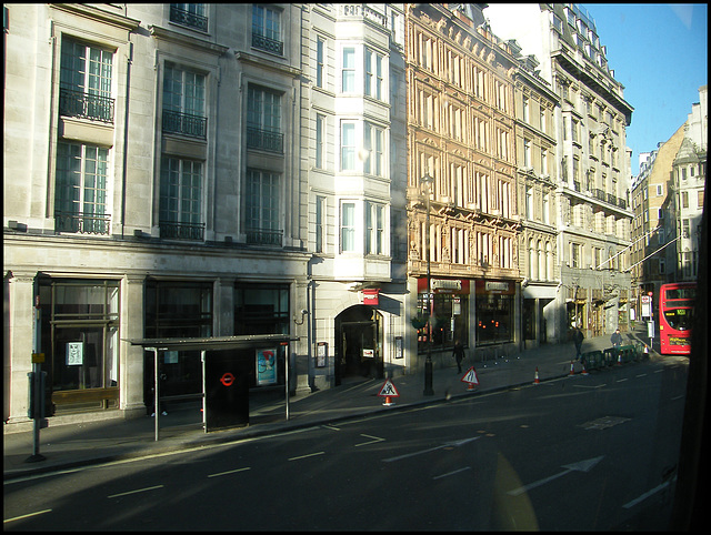 sunlight on Cockspur Street