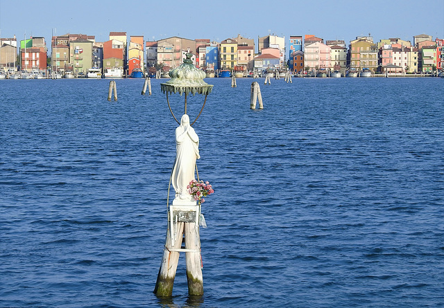 Schutzpatronin im Hafen Chioggia