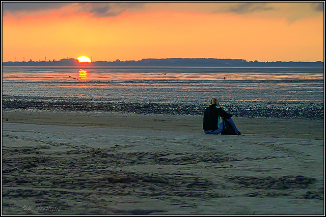 Sonnenuntergang in Dangast